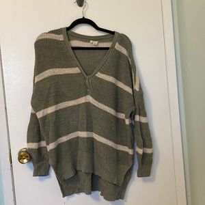 American Eagle Striped Knit Top